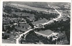 Gatlinburg, Tenn. Aerial View Postcard