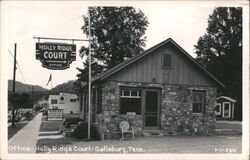 Holly Ridge Court Office, Gatlinburg TN Postcard