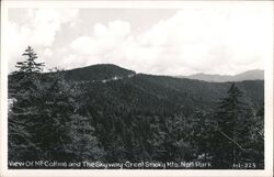 Mt. Collins and The Skyway, Great Smoky Mountains National Park North Carolina Postcard Postcard Postcard