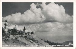 Clingmans Dome Parking Area, Great Smoky Mountains National Park North Carolina Postcard Postcard Postcard