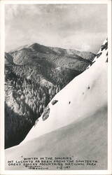 Mt. LeConte from Sawteeth, Great Smoky Mountains National Park North Carolina Postcard Postcard Postcard