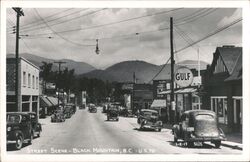 Black Mountain NC US 70 Street Scene Vintage Postcard North Carolina Postcard Postcard