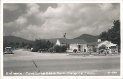 Entrance - Cove Lake State Park - Caryville, Tennessee Postcard Postcard Postcard