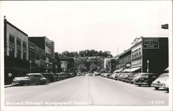 Broad Street - Kingsport, Tennessee - Vintage Postcard View Postcard Postcard