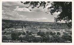 Kingsport, Tenn. City View Tennessee Postcard Postcard Postcard