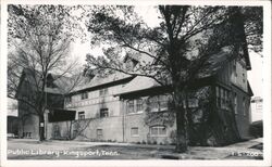 Kingsport Public Library, Tennessee Postcard