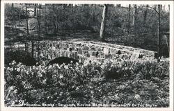 Juhan Memorial Bridge, Sewanee Ravine Garden Postcard