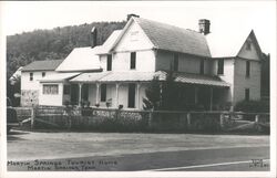 Martin Springs Tourist Home Postcard