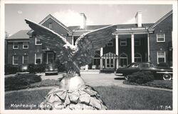 Monteagle Hotel, Monteagle, Tennessee - Statue of an Eagle Postcard Postcard Postcard