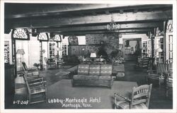 Lobby, Monteagle Hotel, Monteagle, TN Postcard