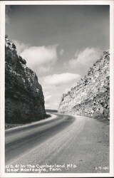 US 41, Cumberland Mountains, Near Monteagle Postcard