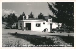 Joyland Cottages Office & Bait Shop on Cherokee Lake Postcard