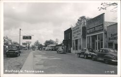 Monteagle Tennessee Main Street Vintage View Postcard