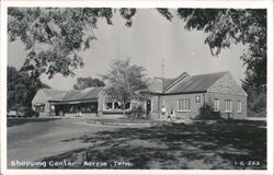 Shopping Center Norris, TN Postcard