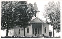 First Baptist Church, Oliver Springs Tennessee Postcard Postcard Postcard