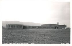 Jacksboro High School, Tennessee Postcard Postcard Postcard