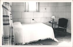 Joyland Cabin Interior, Lookout Mountain Postcard