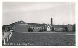 Lake City High School, Tennessee Postcard