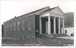 Methodist Church in Lake City, Tennessee Postcard