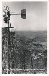 Joyland Lookout Mountain Windmill View Georgia Postcard Postcard Postcard