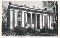 Masonic Temple, Rogersville, TN - 198 Tennessee Postcard Postcard Postcard