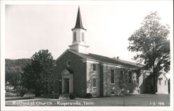 Methodist Church in Rogersville, Tennessee Postcard