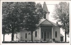 First Baptist Church, Oliver Springs Tennessee Postcard Postcard Postcard