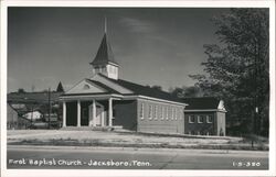 First Baptist Church, Jacksboro, TN Tennessee Postcard Postcard Postcard