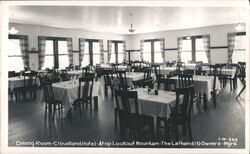 Cloudland Hotel Dining Room, Lookout Mountain Georgia Postcard Postcard Postcard