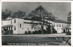 Trion, GA - Theater and YMCA Building Georgia Postcard Postcard Postcard