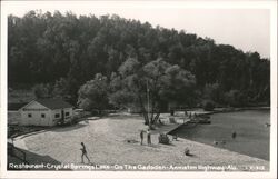 Crystal Springs Lake Restaurant, Gadsden-Anniston Hwy Postcard