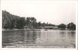 Crystal Springs Lake, Gadsden-Anniston Hwy Postcard