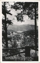 Great Smoky Mountains View from Fryemont Inn Bryson City North Carolina Postcard Postcard Postcard