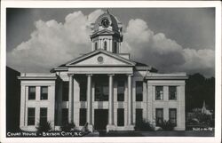 Bryson City, NC Courthouse Postcard