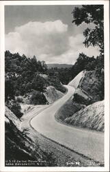 U.S. 19 in the Mountains near Bryson City, NC Postcard