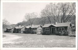 Lloyd's Motor Court Cottages, Ela, NC Postcard