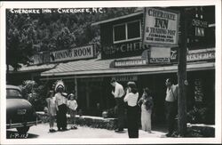 Cherokee Inn & Trading Post, Cherokee, NC North Carolina Postcard Postcard Postcard