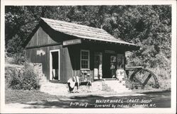 Waterwheel Craft Shop Operated by Indians Cherokee NC North Carolina Postcard Postcard Postcard