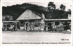 Reservation Trading Post and Pow Wow Grounds Bryson City, NC Postcard Postcard Postcard