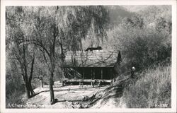 Cherokee Indian Home, Cherokee, NC Postcard