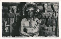 Jack Taylor, Chief, Big Chief Craft Shop Postcard