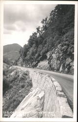 U.S. 64 Between Franklin and Highlands, NC Postcard