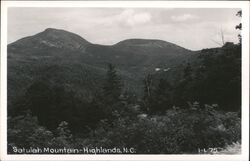 Satulah Mountain, Highlands, North Carolina Postcard