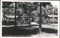 Cottages at Highlands Country Club North Carolina Postcard Postcard Postcard