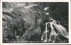 Cullasaja Falls on US 64 Postcard