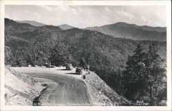 US 64 Between Franklin and Murphy, NC Postcard