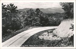 US 23 Across the Cowee Mountains Near Franklin, NC Postcard