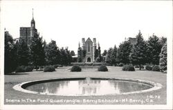 Ford Quadrangle, Berry Schools, Fountain Mount Berry, GA Postcard Postcard Postcard