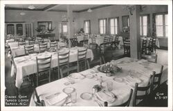 Dining Room, Tapoco Lodge, Tapoco, NC North Carolina Postcard Postcard Postcard