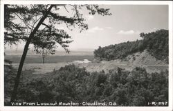 Lookout Mountain View - Cloudland, GA Georgia Postcard Postcard Postcard